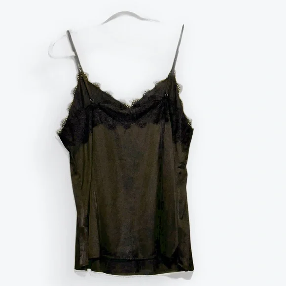 Mittoshop Black Tank Top with Lace Detail - Picture 2 of 8